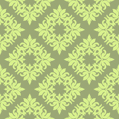 Damask silk fabric victorian Baroque pattern illustration design for wrapping, fabric, silk, scarf Classical luxury royal Vintage, paisley elements ornament victorian seamless texture for wallpapers, 