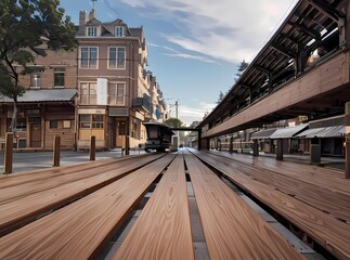 Fototapeta premium The architectural beauty of tall buildings in Europe in a classic modern style that is magnificent and elegant