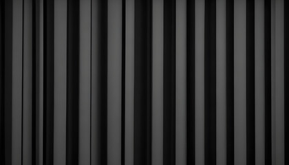 Obraz premium Black Vertical Blinds Velvet Background Illustration Shadows Lines Stripes Graphic Design