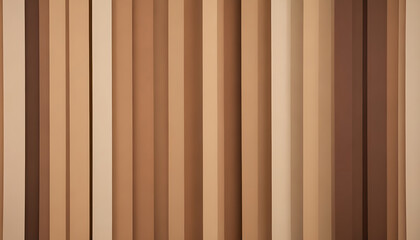 Fototapeta premium Vertical Brown Blinds Velvet Background Illustration Shadows Lines Stripes Graphic Design