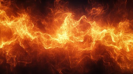 A vibrant abstract representation of flowing flames, radiating warmth and energy.