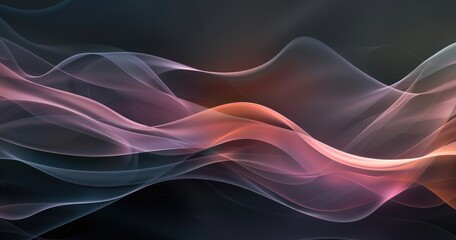 Abstract waves of color and light creating a dynamic, fluid design.