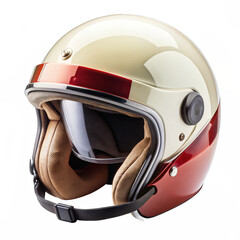  Crash helmet, isolated on transparent png background