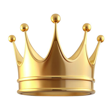 crown, isolated on transparent png background