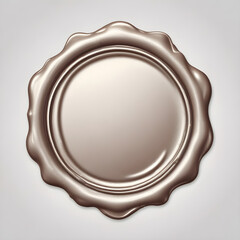 Wax Seal Mockup Old Sealed Empty Stamp Illustration Isolated Graphic Design