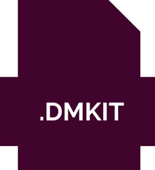 DMKIT File extension icon fill crisp corners with symbol
