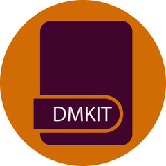 DMKIT File format icon circular