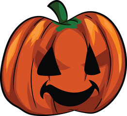 Halloween Pumkin  simple style vector