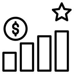 Performance Bonus Icon Element For Design