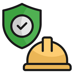 Workplace Safety Icon Element For Design