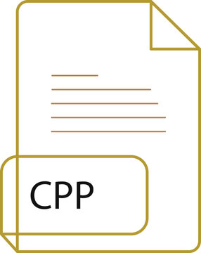 CPP File extension icobn crisp corners thick outline
