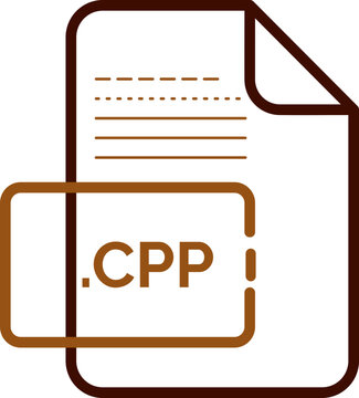 CPP File extension icon little dot and color fill