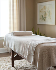 Fototapeta premium Massage table