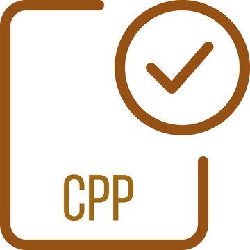 CPP File icon with checked mark