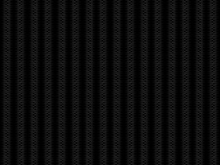 Black metal texture steel background. Perforated metal sheet.