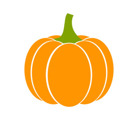 Pumpkin icon isolated on white background. Vector illustration.