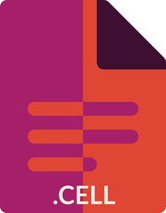 Fototapeta premium CELL icon 2 color combination mixture