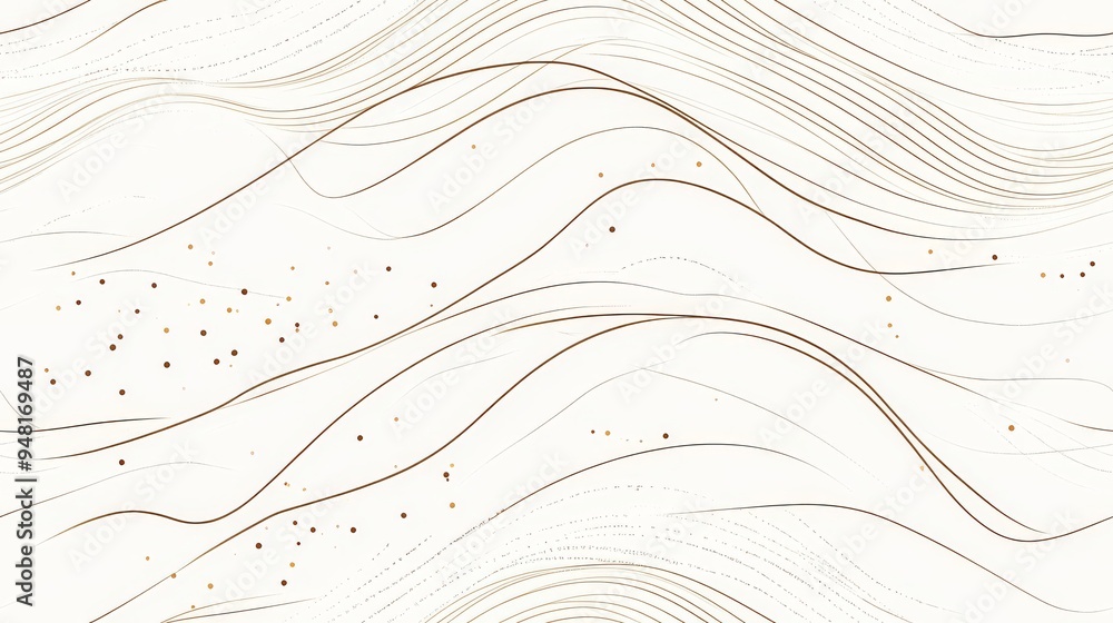 Aufkleber this design presents a seamless abstract composition characterized by fine lines and dots, making it