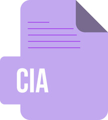 CIA ip icon black & grey fill with symbol