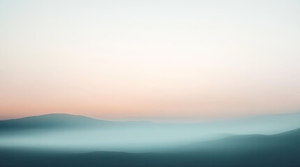 Obraz premium Minimalist wallpaper with a soft gradient from light to dark, creating a serene, calming atmosphere.