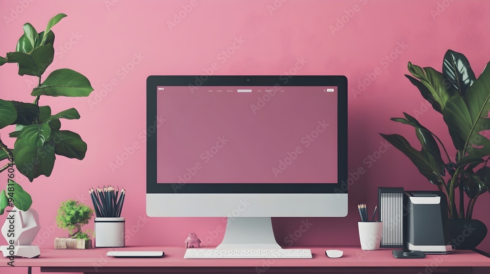 Poster captivating parallax enabled website layout for immersive digital experiences