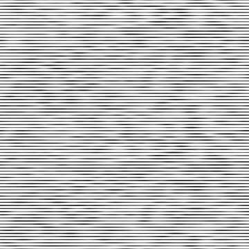 Seamless repeating pattern with hand-drawn horizontal thin black lines on a white background. Striped linear texture. Geometric vector illustration.