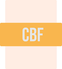 CBF ip file extension icon color fill outer flat
