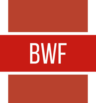 BWF icon fill and bebus writting