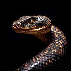 Obraz premium Snake elegant zooming Outstanding 5