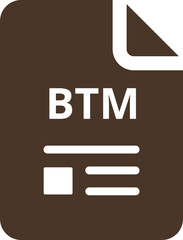 BTM ip file transparent icon