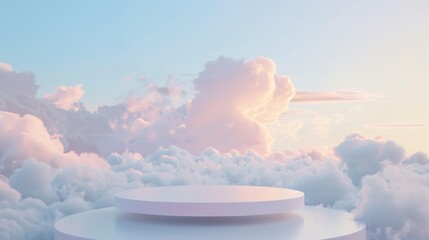 Stunning Pink Minimal Cloud Background: A Dreamy and Elegant Visual Delight. Showcasing the Softness and Charm of Heavenly Skies.