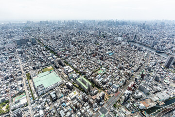 Fototapeta premium Tokyo Aerial View in Japan