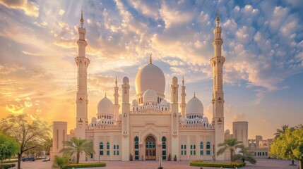 nearby Jumeirah Mosque, one of the most beautiful and accessible mosques in Dubai