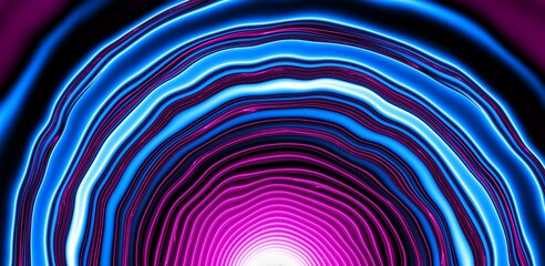 Abstract blue and purple dynamic background. Futuristic vivd neon swirl lines. Light effect.