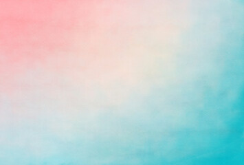 Pastel Gradient Turquoise Pink Watercolor Background