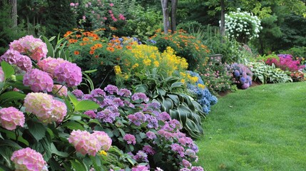 Flowering shrubs and trees provide beauty and structure to gardens and landscapes.