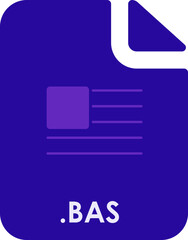 BAS inside fill icon with minimal lines and rectangle