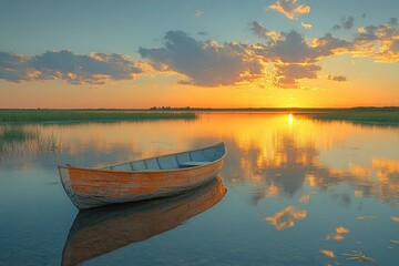 Sculling on Boyd Lake: Rowing Shell, Hatchet Oar, and Tranquil Summer Waters in Colorado