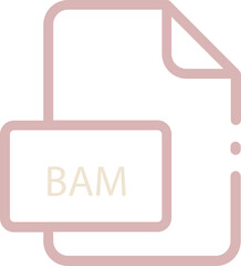 Old brick fill BAM file icon
