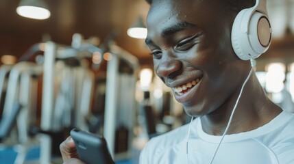 Men using a payment device for gym membership or fitness coaching, featuring cashless transactions or satisfied athletes