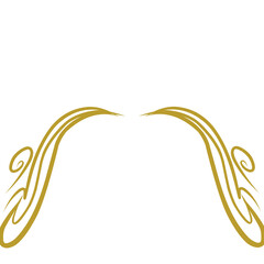 sparkling gold ribbon background for gift