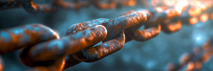 Conceptual background image of blockchain technology and digital security.