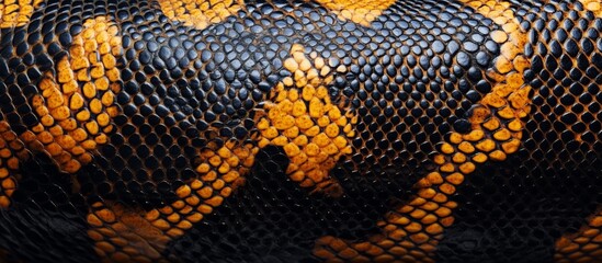 Snake skin background. Close up.