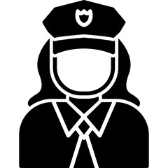 Policewoman Icon