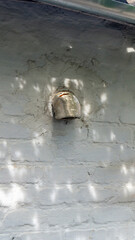 An exhaust pipe that goes outside