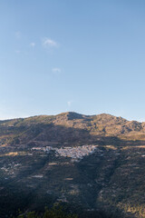 Naklejka premium View of town in Sardinia island