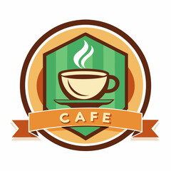 Cafe Logo Vector Art