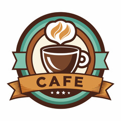 Cafe Logo Vector Art