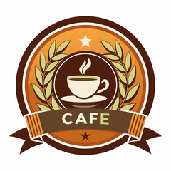 Cafe Logo Vector Art
