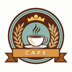 Cafe Logo Vector Art